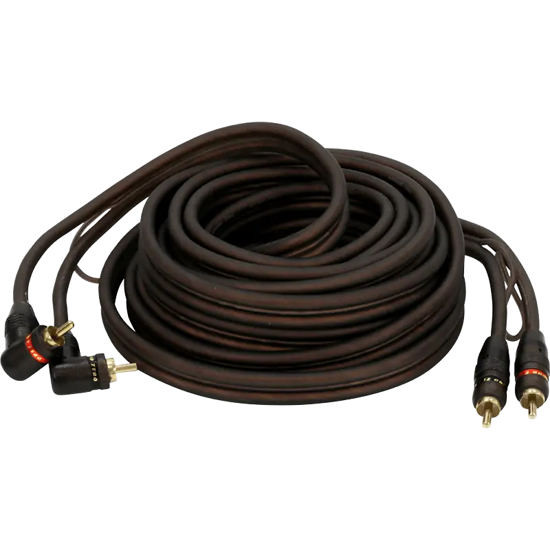 Coppia Cavi RCA Ground Zero 5 Mt GZRCA Cavo Tripla Schermatura